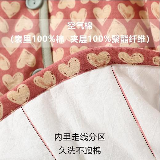 新款秋冬季棉毛加厚小棉袄睡衣女士长袖夹层保暖可外穿家居服套装 商品图2