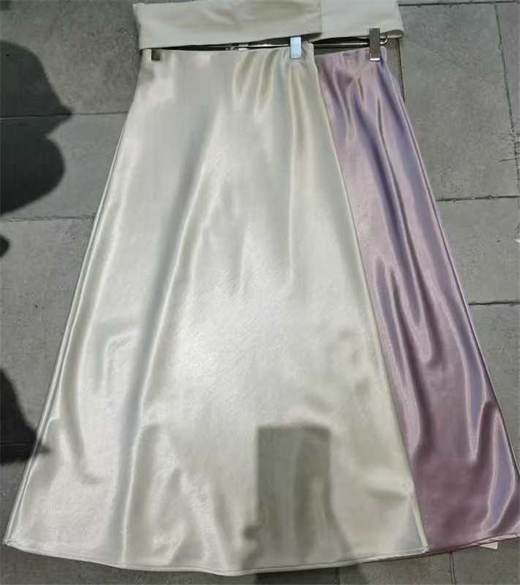 【门店同款】ENJOY冬季流光缎面加厚长半裙 169451780 商品图0