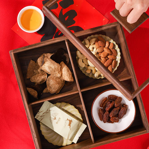 北纬纯净食品|【省博联名】海不扬波礼盒黑胡桃木盒高端送礼优选 商品图1