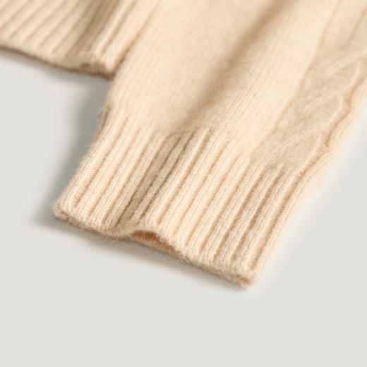 KINGDEER/KD时尚秋冬宽松毛衣复古针织羊绒衫L805970轻运动/花朵/休闲款鹿王 红色 商品图6