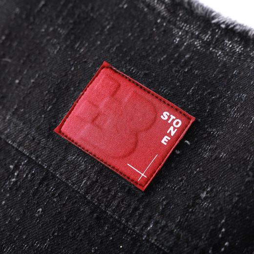 「高货wl」全新升级【铂金会员339/天猫459/差价120】(02918)洛诗琳复古石磨肌理外套2026春季新款流苏边牛仔短外套 商品图3