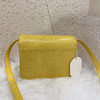 Celine teen Box 黄色 蜥蜴纹 蜥蜴皮 金扣 斜挎包 商品缩略图1
