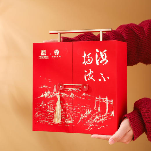 北纬纯净食品|【省博联名】海不扬波礼盒手提高端送礼优选红罐装 商品图3