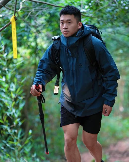 出口原单男女同款凯乐石连帽户外三防冲锋衣 商品图9