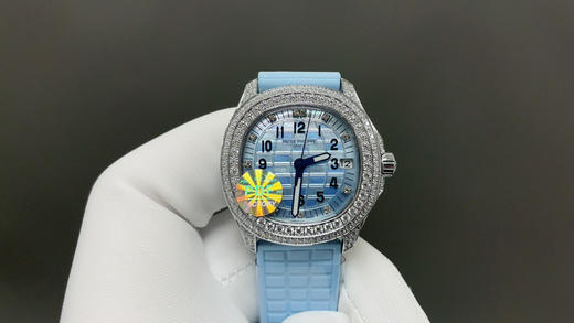 PPF factory工厂百达翡丽AQUANAUT系列机械女手雷，35.6mm毫米的表径，进口全钢（金色为电镀18k加厚的真金）采用原装进口9015机芯开发和改装的324定制版满血版一体机芯❕❕❕ 商品图9