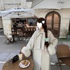 【柔软亲肤舒适❗️气质温柔高级】现货双面呢大衣女冬季加厚高级感毛呢中长款外套毛毛袖口毛。jc 商品缩略图3