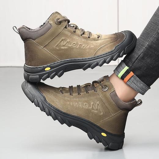 雪地靴男皮毛一体冬季保暖加厚东北棉鞋男士真皮羊毛保暖休闲棉鞋 商品图3