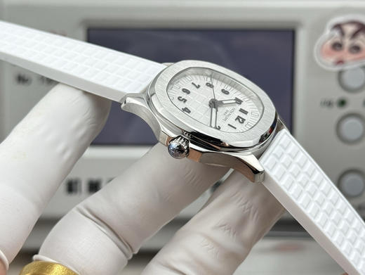 PPF factory工厂百达翡丽AQUANAUT系列机械女手雷，35.6mm毫米的表径，进口全钢（金色为电镀18k加厚的真金）采用原装进口9015机芯开发和改装的324定制版满血版一体机芯❕❕❕ 商品图6