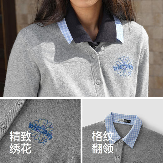 森柔|商场同款森马emoji™ 联名系列针织开衫女春装2026新款毛衫 商品图3