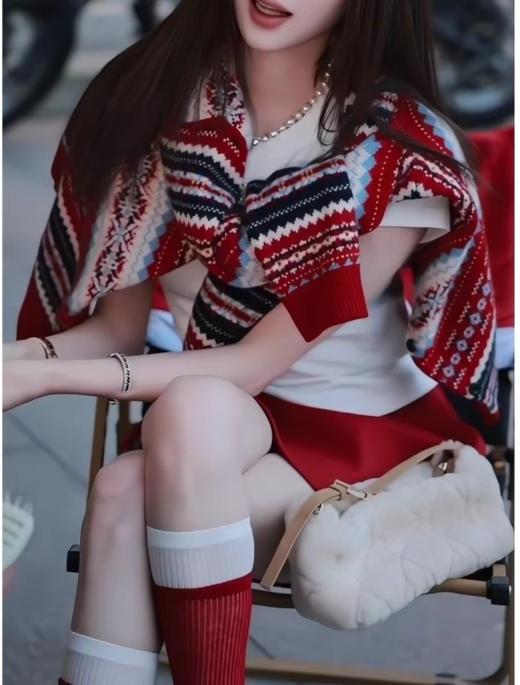 费尔岛定位提花织100%绵羊毛开衫毛衫 商品图3