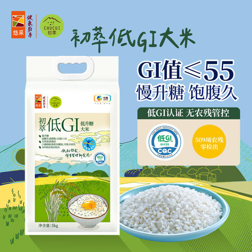 中粮初萃低GI大米5kg 商品图0