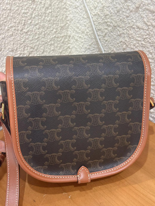 Celine Folco 黑色 老花 马鞍包 商品图1