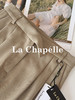 拉夏贝尔/La Chapelle高克重高质感~简约时尚百搭遮胯显瘦直筒休闲裤 商品缩略图5