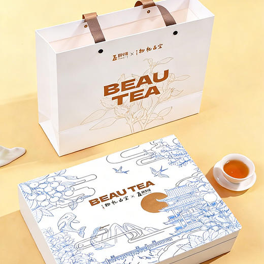 【宜昌助农馆】旭旦  国潮宜昌礼物花茶礼盒182g  年货礼盒 甄选4口味花茶 商品图2