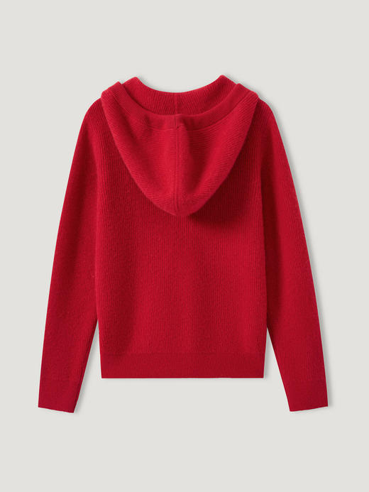 King Deer/鹿王百搭时尚长袖宽松圆领帽衫羊绒衫L805943【HZ】 商品图1