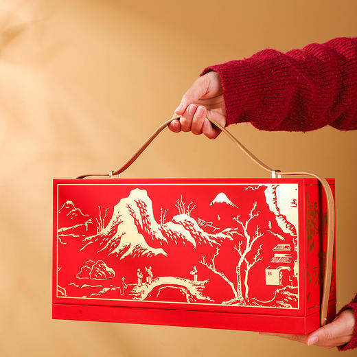 北纬纯净食品|【省博联名】四时佳兴礼盒红罐装送礼坚果干果果干 商品图3