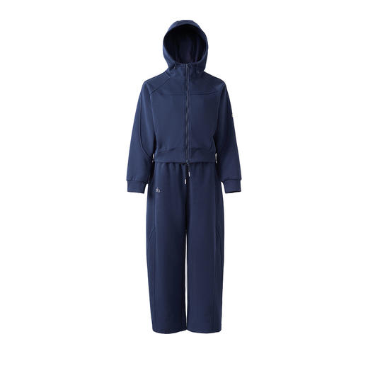 「高货wl」全新升级【铂金会员321/天猫429/差价108】(99325)洛诗琳2026春季法式复古连帽卫衣外套直筒休闲裤两件套 商品图4