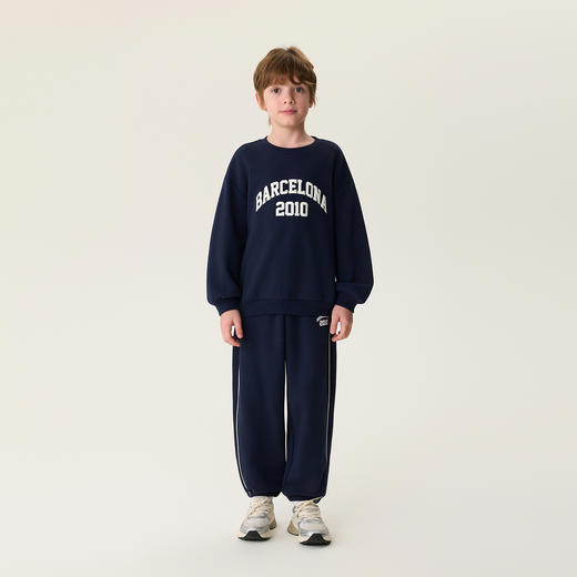 马克珍妮美式休闲男童运动卫衣套装2026年春装新款560065 商品图1