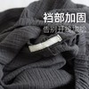 纯棉男士睡衣套装宽松春秋双层纱布大码全棉绉布长袖 商品缩略图3