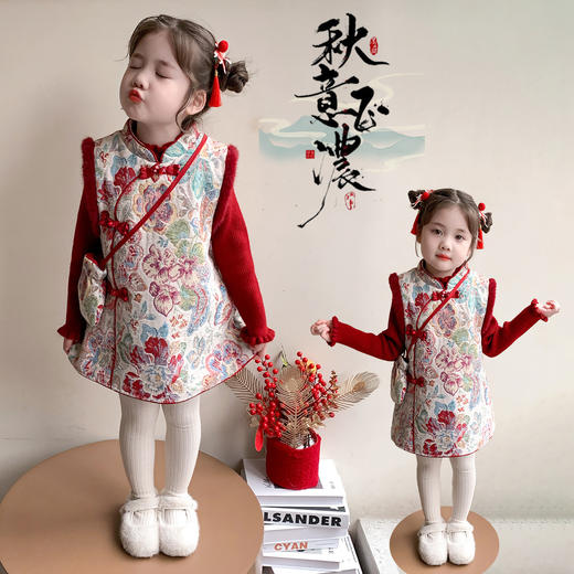 【女童年服套装集合 】2025年冬季新款韩版套装网红拜年服童装潮 商品图10
