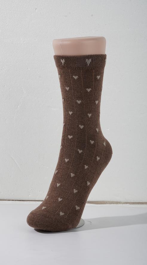 【满3双/34.9元】【秀黛】女士羊毛休闲中筒袜女士袜子【1双】S6220605T【门店同款】 商品图1