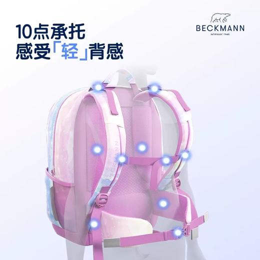 【1-3年级】挪威Beckmann贝克曼护脊书包儿童小学生减压双肩背包20L  XHR 商品图5