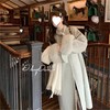 【柔软亲肤舒适❗️气质温柔高级】现货双面呢大衣女冬季加厚高级感毛呢中长款外套毛毛袖口毛。jc 商品缩略图0