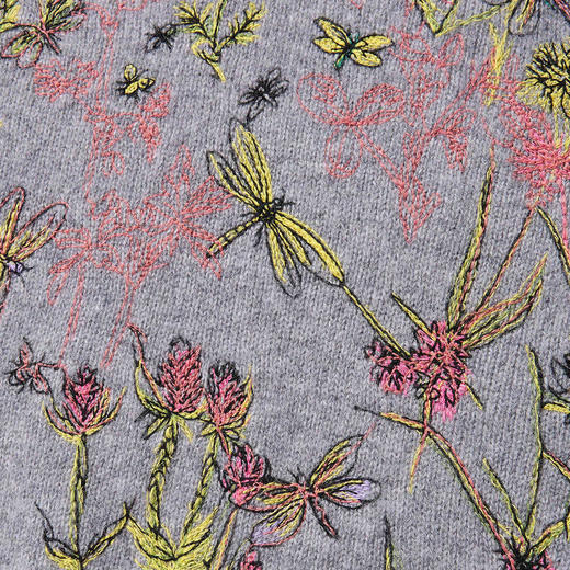 KINGDEER/KD秋冬新款女式长袖羊绒衫L805811轻运动/花朵/休闲款鹿王 商品图6