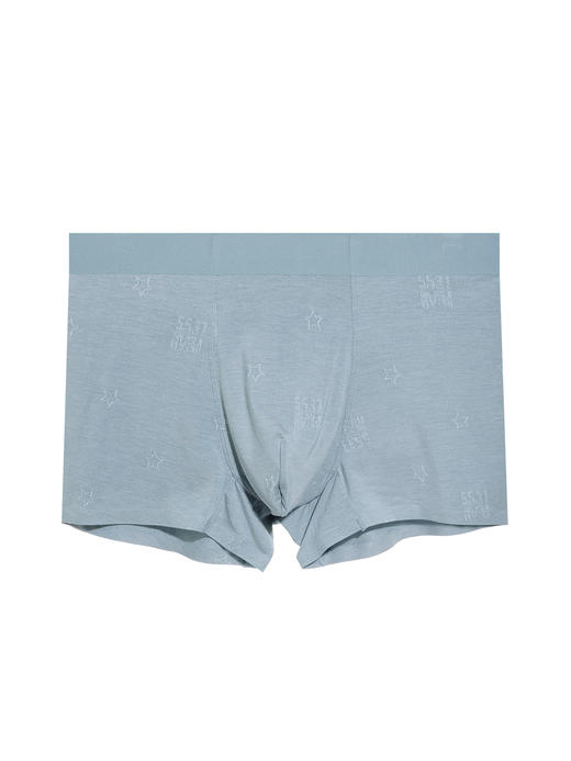 【满3条/6.7折】【秀黛】男莫代尔提花无痕平角裤男士内裤【1条】W5330006T【门店同款】【内裤非质量问题不退换，介意勿拍】 商品图1