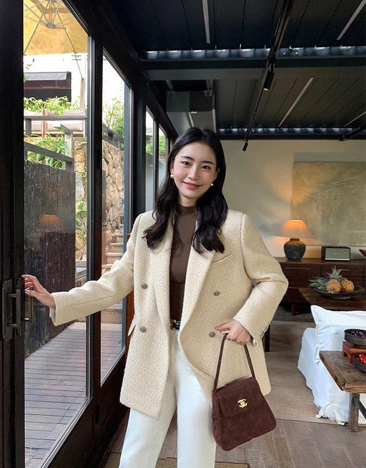 品牌原价168特价10%羊毛抗起球纤维撞色打底衫 商品图7