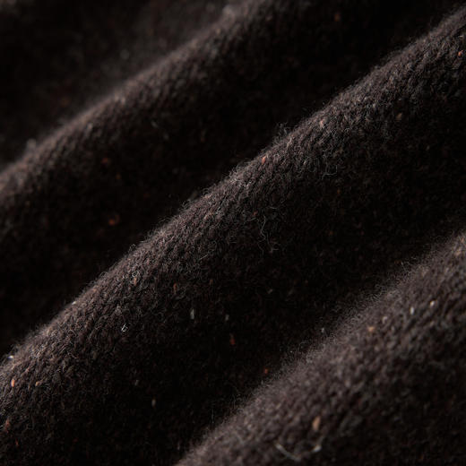 「高货wl」全新升级【铂金会员330/天猫439/差价109】(15401)洛诗琳2025冬季气质四平密织羊毛混纺宽松套头围巾毛衣女 商品图3