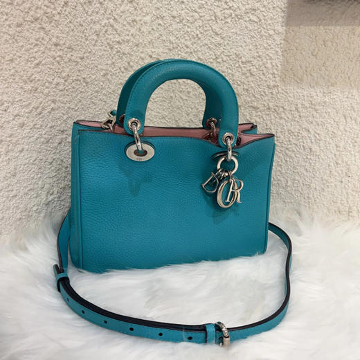 dior 蒂芙尼蓝 VIP 小号 手提 斜挎包 商品图0
