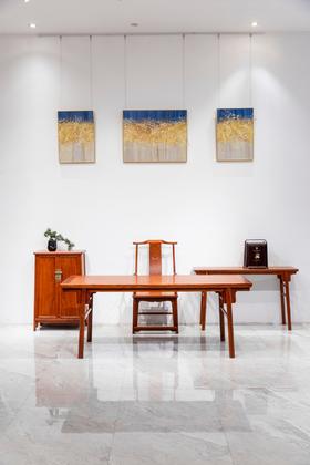 红桥红  家具严选  缅甸花梨(大果紫檀）  【书房搭配】