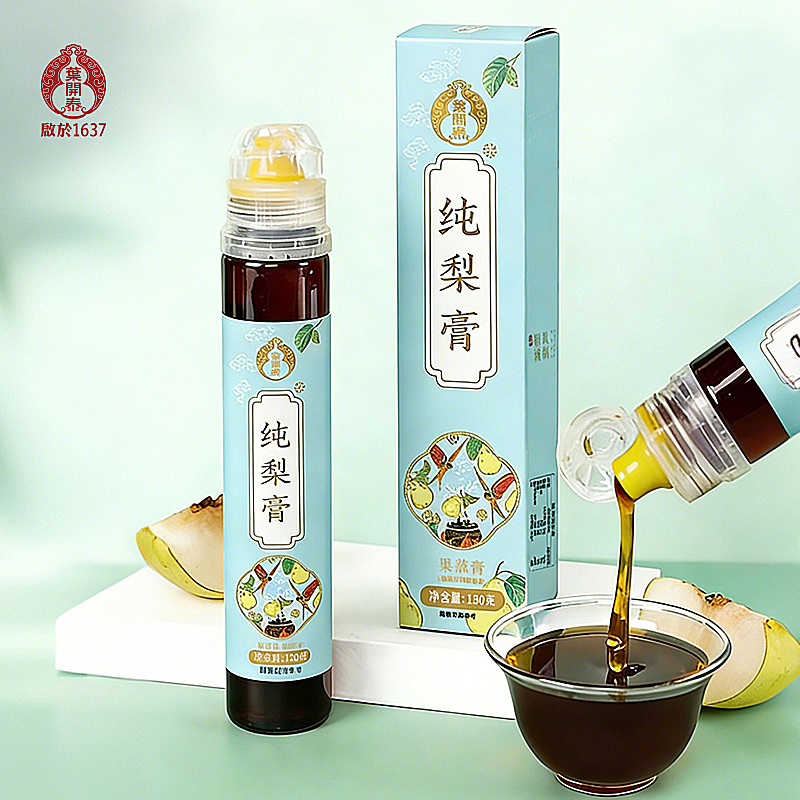 叶开泰纯梨膏130g，只有梨零添加，宝宝也能喝