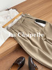 拉夏贝尔/La Chapelle高克重高质感~简约时尚百搭遮胯显瘦直筒休闲裤 商品缩略图4
