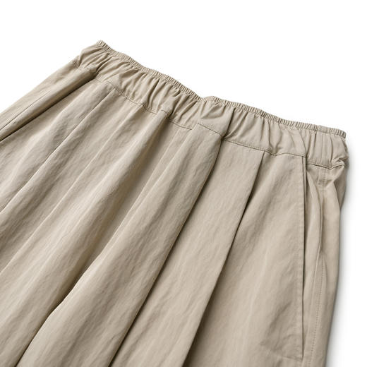 ROMI STUDIO气质休闲时尚显瘦直筒收腰杏色休闲裤421K8034 商品图2