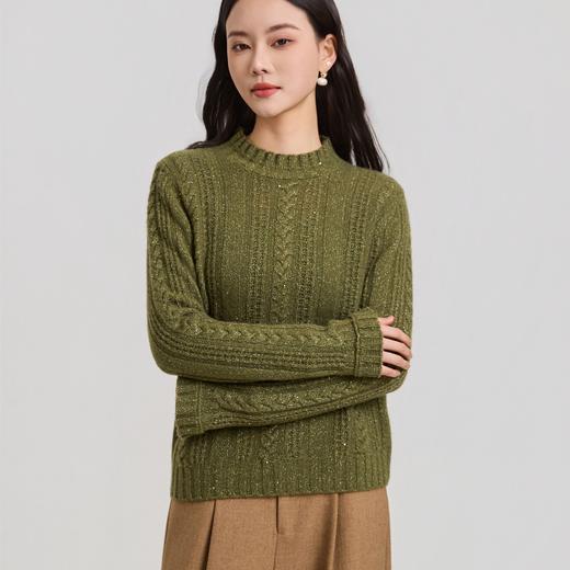 KINGDEER/KD秋冬新款时尚百搭女式羊绒衫L805955经典基本款/气质款鹿王 商品图10