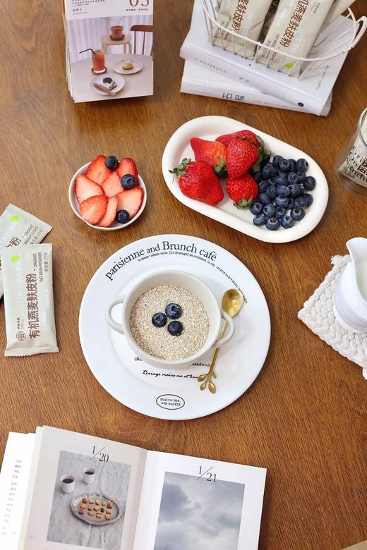 有机燕麦麸皮粉，有机＋低GI双重认证 袋码可溯源 %膳食纤维 代餐饱腹优选 30s冲调即食 配料表干净基地直邮 商品图3