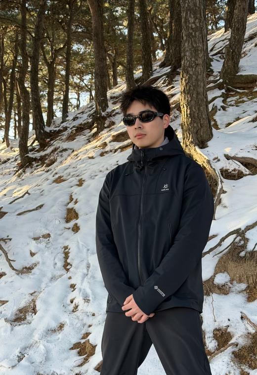 出口原单男女同款凯乐石连帽户外三防冲锋衣 商品图13