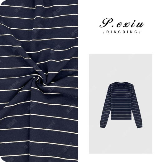 04-2潘依绣丁丁宠粉人丝简约风时髦百搭套头针织上衣 ZZ0667 商品图0