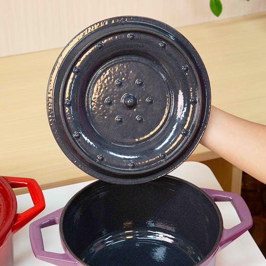 德国博朗菲Borownfie 珐琅铸铁锅 珐琅涂层 煎焖煮涮样样行 20cm直径 2.5L容量 3色可选 商品图7