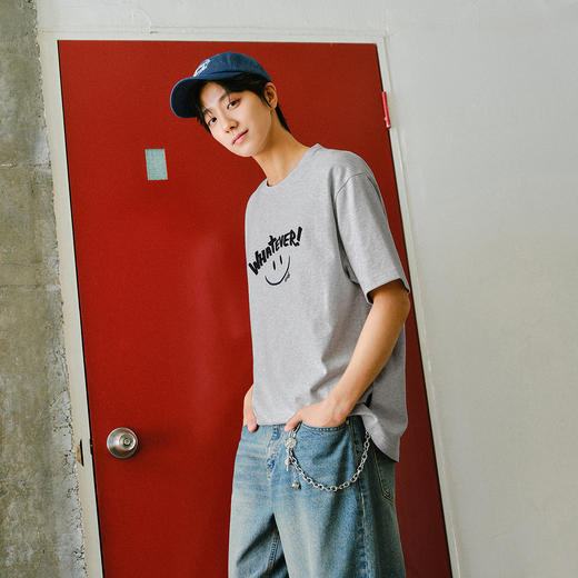 商场同款|森马emoji™联名系列短袖T恤男春纯棉上衣2026新款情侣 商品图2