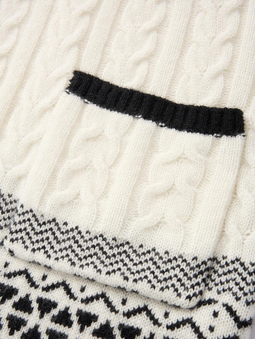 KINGDEER/KD 新款女式时尚休闲开衫羊绒衫L805848鹿王 商品图6