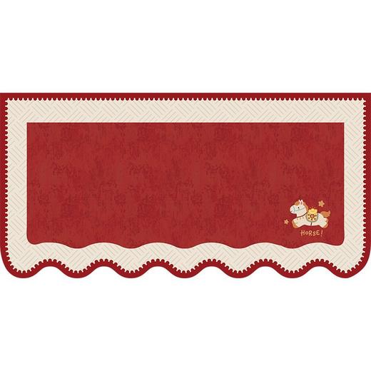 【新年喜庆红❗️简约高级感】2026马年新年春节新款红色喜庆毛绒沙发垫固定防滑防猫抓直排沙发坐垫子。jc 商品图4