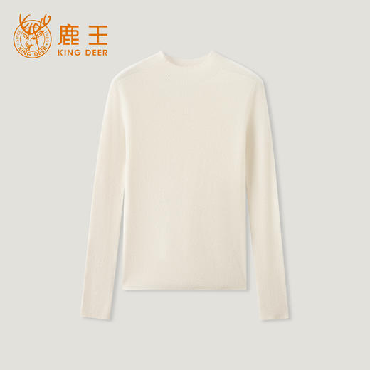 KINGDEER/KD秋冬新款女式长袖半高领羊绒衫L805905经典基本款/气质款鹿王 商品图7