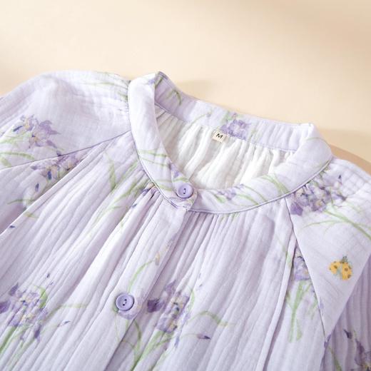 纯棉四层纱布月子服春秋冬季加厚月子服a类全棉孕期产后哺乳套装 商品图1