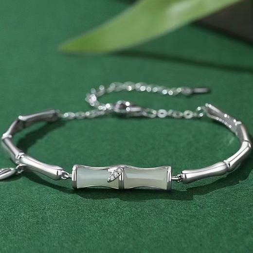 【美好寓意❗️时尚轻奢】竹节手链东方雅致设计谦谦之风温润有光的生长信物。jc 商品图2