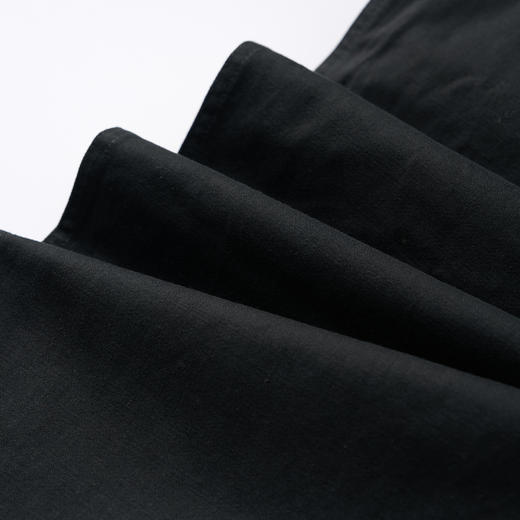 ROMI STUDIO100棉墨绿夏季休闲直筒裤23AWK1161 商品图4