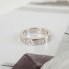 【95新】BVLGARI宝格丽B.zero1系列339982白金单钻logo签名戒指49号中性款090126NJT44 商品缩略图3