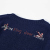 KINGDEER/KD春秋百搭时尚休闲针织刺绣圆领羊绒衫L805885轻运动/花朵/休闲款鹿王 商品缩略图6
